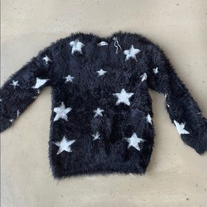 Star Fuzzy Sweater